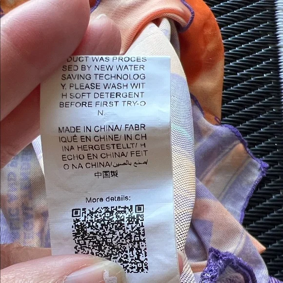 # 0660 **See through Multicolor Money Print Shirt - Picture 10 of 11